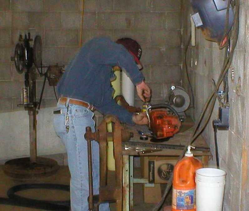 Longanecker at work