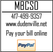 MBCSO Sales & Service 417-499-9357